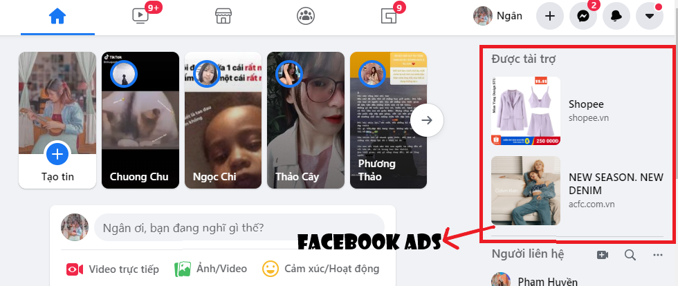 Quảng cáo Facebook ads giá rẻ