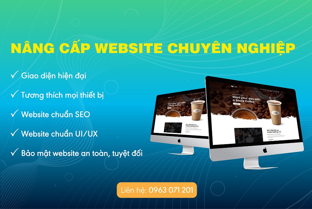 Nâng cấp website