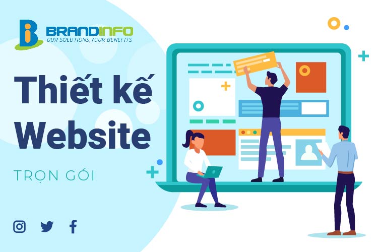 thiết kế lại website mới